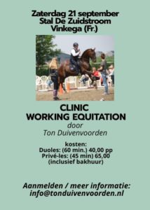 Clinic Working Equitation Vinkega (Fr.) @ PSC De Zuidstroom